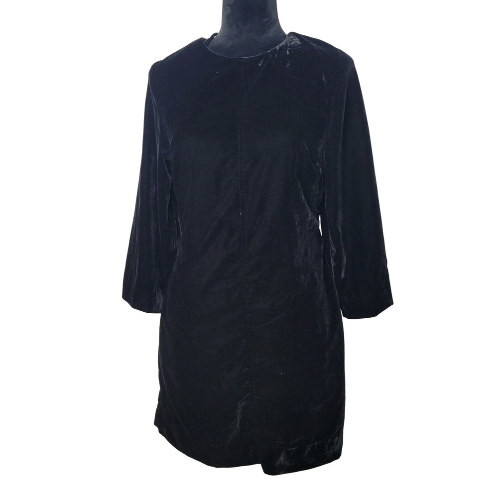 Free People Chelsea Open Back Velvet Mini Dress - Picture 3 of 8